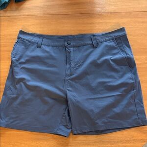 RHONE Navy Flat Front Men's Shorts